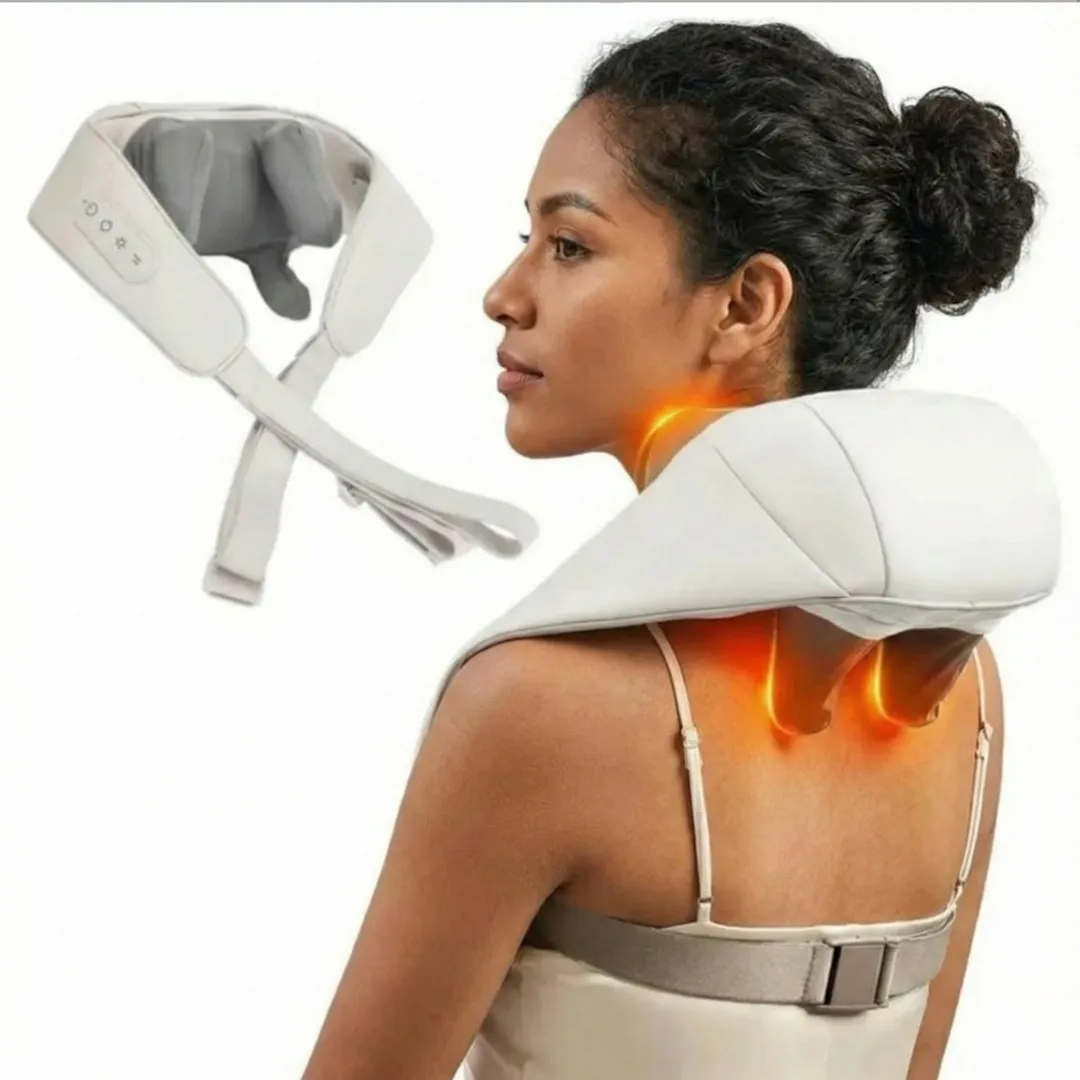 Masajeador cervical, cuello, hombro "Intensidad" con rodillos bidireccionales