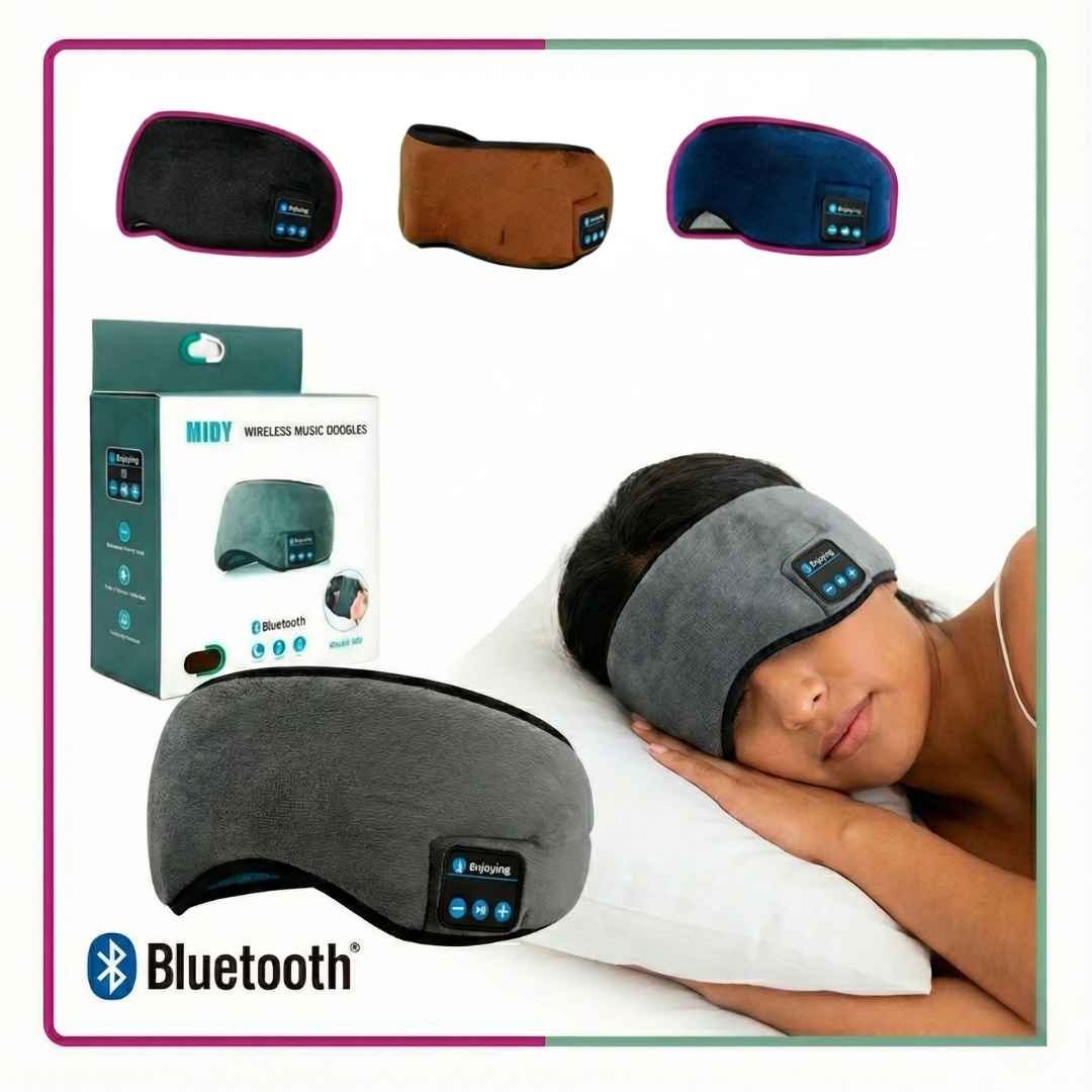 Antifaz Bluetooth para conciliar el sueño "Descanso" con audífonos inalámbricos - Imagen 8